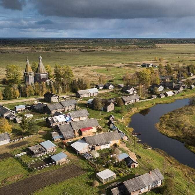 Деревни с погостами